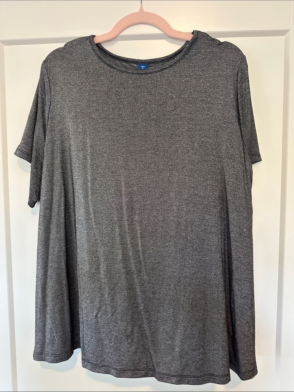 Old Navy Women's Heather Gray Short Sleeve Tee